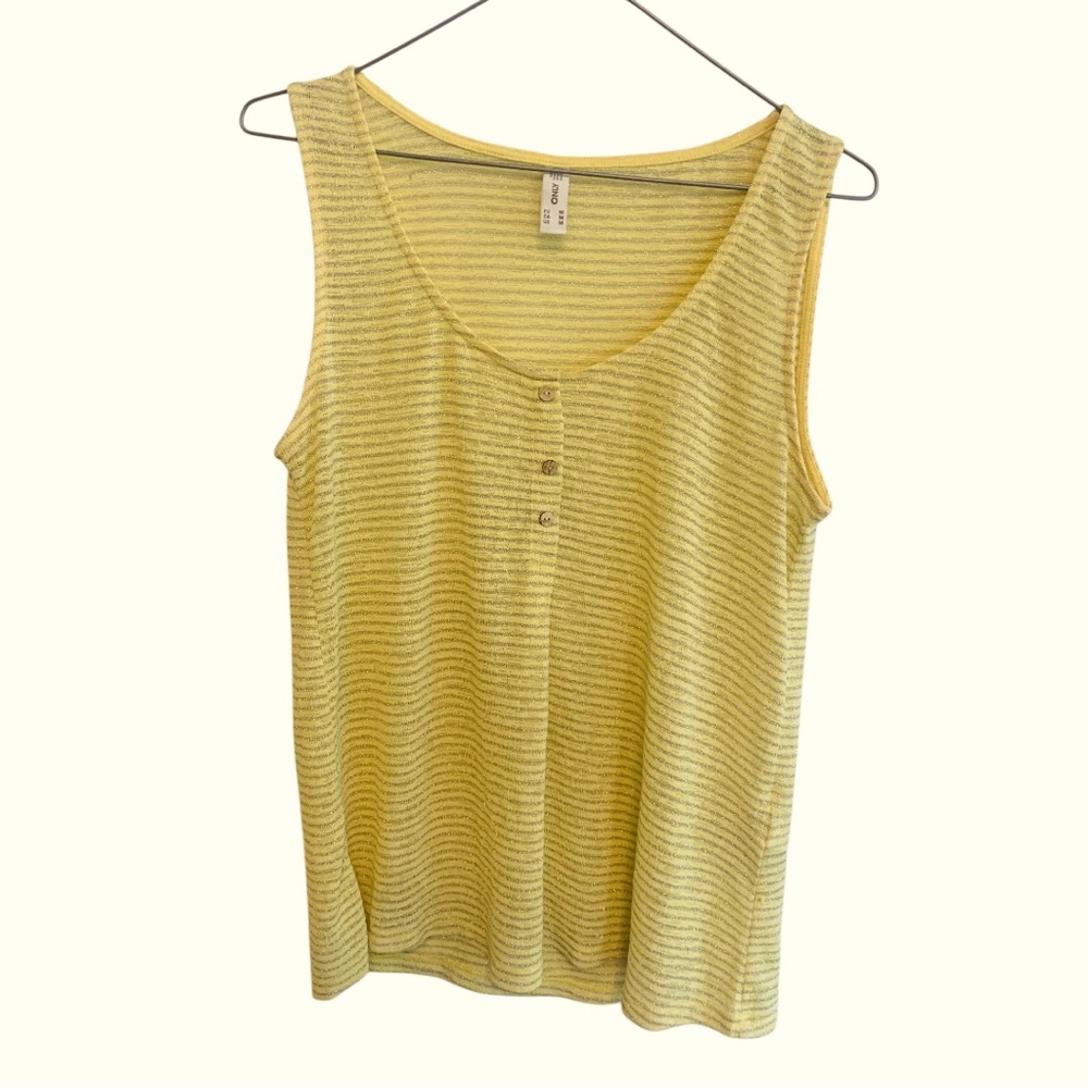 Woman’s Only Brand yellow sleeveless tank
